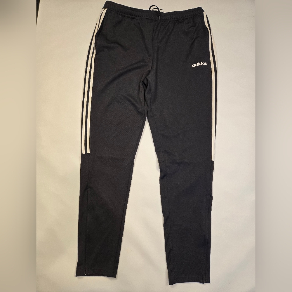 Adidas Dk Grey Joggers with White Accents